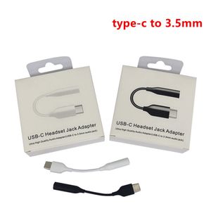 Type-C USB-C mannelijk naar 3,5 mm koptelefoonkabel Adapter AUX audio vrouwelijk Jack voor Samsung note 10 20 plus