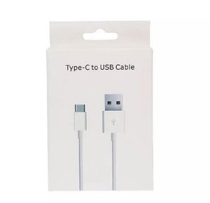 Type-C USB-kabels Snel oplaadgegevenskoord Type C-oplader voor Samsung Huawei Xiaomi LG Google Mobiele telefoonkabel met doos
