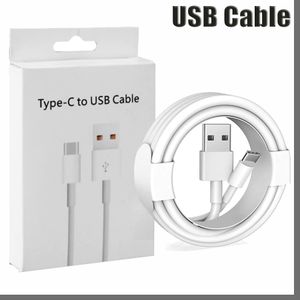 1M 3ft 2M 6FT USB Micro Type C L Charge pour Samsung Cordon de chargement de données Fonctionne avec un nouveau système Câbles de chargeur de téléphone de haute qualité avec boîte de vente au détail