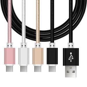 Câble Micro USB de Type C, Charge rapide, cordon de données, pour Huawei, Samsung, Xiaomi, fil de 1M, 2M, 3M