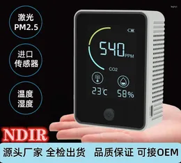 Tipo Detector de dióxido de carbono Analizador pequeño de calidad del aire temperatura humedad concentración de Gas detección NDIR