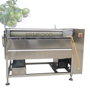 Type XT80 Commercial en acier inoxydable Carotte Machine À Laver Racine Légumes Fruits Gingembre Pomme De Terre Rouleau Éplucheur Peeling Nettoyage fabricant 380V