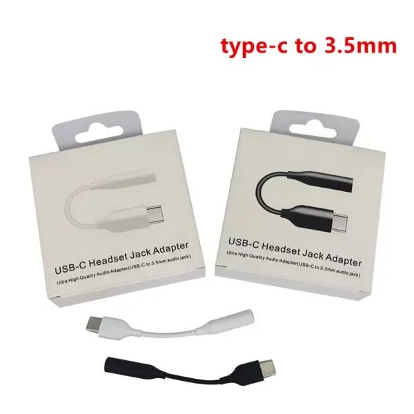 TypeC USBC macho a cable de auriculares Adaptador AUX audio hembra Jack para Samsung note 10 20 plus ZZ