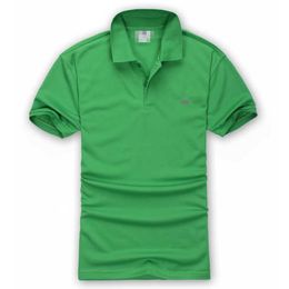 T-shirt pour hommes de marque typique, boutique en coton brodé avec boutons, chemise à manches courtes à séchage rapide, chemise de style décontracté pour hommes, taille asiatique