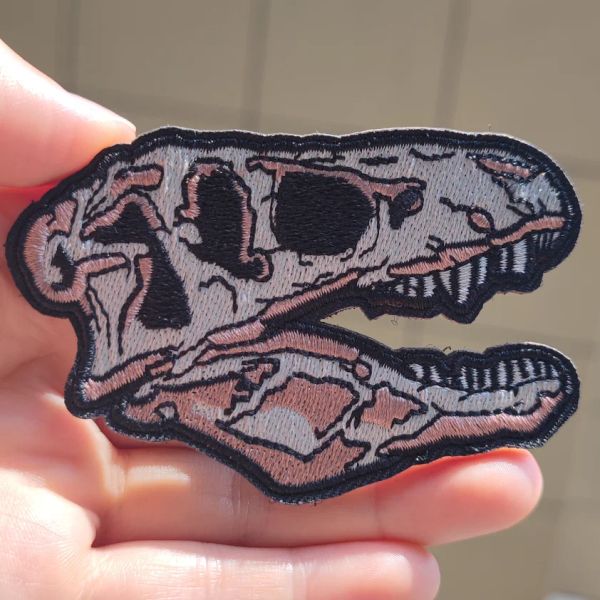 Tyrannosaurus Rex Firefighter Panda Patches broderie Heroes's Heroes Animal Tactical Badges for Clothing Backpack Hat Applique