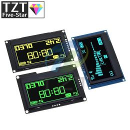 TZT 2,4 "2,42 pouces 128x64 Module d'affichage LCD OLED SSD1309 12864 7 broches SPI / IIC I2C Interface série pour Arduino Uno R3 C51