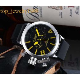 U Big Boat Wrist 2023 Five Es Automatic Mechanical Watches Men's Sports Sier Black Rubber Classic Classic Round Top Watch Self Wind Montre De