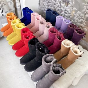 U Femmes classiques Chaussures de neige Half Boots Chaussures extérieures hiver