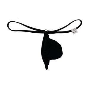 U Convexe Sexy String Sectie Lage Taille Dunne Riem Mini Slipje Ijs Zijde Ademende Heren S T Broek Jockstrap