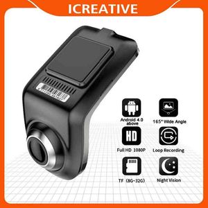 U Full Hd P Min Car Dvr Camera Adas Car Digital Video Recorder Dash Cam para Android Multimedia Player Car Dvrs J220601