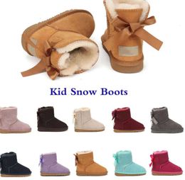 U New Brand Boots Kids Australia Snow Boot Designer Enfants Chaussures Hiver Classic Ultra Mini Botton Baby Boys Girls Ankle Boties Kid Fur Suede G 66