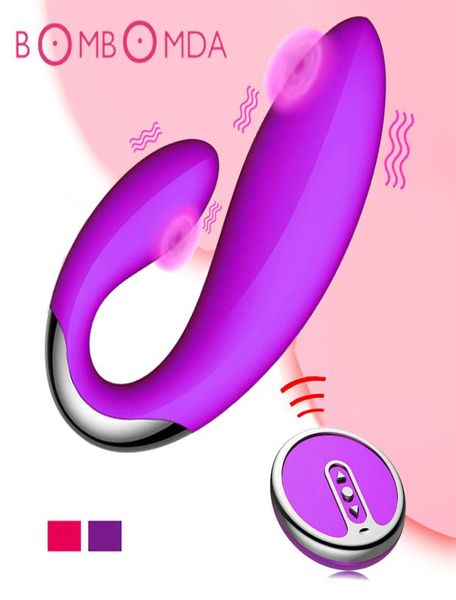 U forme couple Vibrator Sex Toys for Adults Wireless Remote Control G Spot Clitoris Massageur Vagina Masturbator Female Vibrateurs T9860887