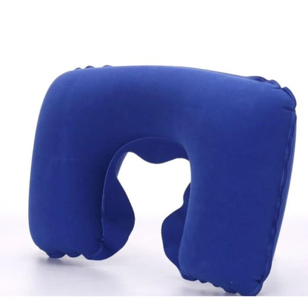 Almohada de viaje en forma de U cuello inflable Carretero de reposabrazos Air cojín de aire para la oficina de viajes Air cojín almohada de cuello