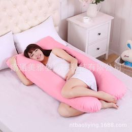 U-vormige vrouwen zwangere kussens kussens zwangerschapsborstende zijslaapjes voor het slapen van beddensteun