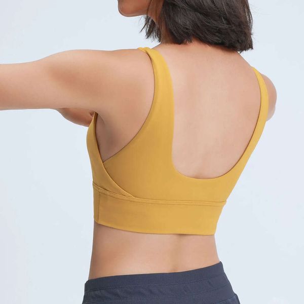 Soutien-gorge de yoga en forme de U avec réservoirs de course et de sport antichoc, vêtements de gymnastique, sous-vêtements pour femmes, mode d'entraînement, débardeurs décontractés pour filles 688s