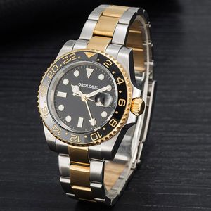 u1 heren automatische mechanische horloges montre de luxe volledig roestvrij staal keramisch saffierglas 5 atm waterdicht super lichtgevend horloge heren polshorloges