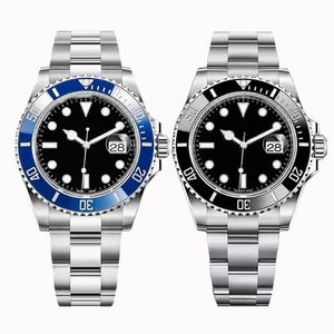 U1 Reloj para hombre St9 Cierre a prueba de agua Bisel de cerámica Cristal de zafiro Relojes de pulsera luminosos Movimiento mecánico automático 904L Acero inoxidable Reloj de doble zona horaria