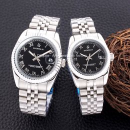 U1 Kwaliteit Montre Polshorloge Auto Date Luxe Heren Automatische Horloge Paren Stijl Klassieke Horloges Reloj de Lujwatches Volledige roestvrijstalen Luminous Womeno