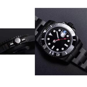 U1 Sport Greenwich 116710 Mean Time Mens Watches 40 Automatisch goed mechanisch horloge roestvrijstalen blauw zwart keramische saffier WR310C