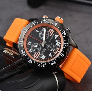 U1 Top 3A Bretiling B20 B01 Navitimer Mouvement de montre Super Japan Quartz Endurance Pro Avenger Chronomètre Montres en caoutchouc Montres pour hommes Montres-bracelets en verre saphir