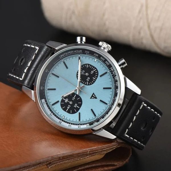 U1 TOP AAA BRETILTITION 40 mm Navitimer Watch Chronograph Quartz Movement Anniversary Watchs STRAP CUIR Men Men Montre de luxe Montre de Luxe Wrists 956