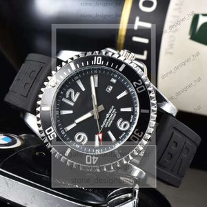 U1 topklasse AAA Breiting Watch 48mm Endurance Pro Limited Black Dial Watch Quartz Chronograph Battery Power Date Men Watch roestvrijstalen riem Betiling Watch 71