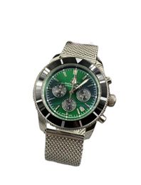 U1 AAA de primera calidad Bretiling Luxurys Superocean Heritage Watch 44 mm B20 Movimiento de cuarzo mecánico automático Reloj de pulsera de acero inoxidable 316L para hombres de trabajo completo