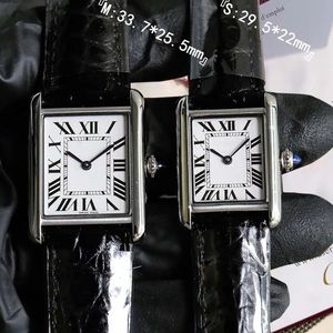 U1 Top-grade AAA Diseñador de lujo Reloj de oro Tanque para mujer Catier Panthere Relojes Diamante para mujer Movimiento de cuarzo Montres de alta calidad Reloj de pulsera ultra delgado