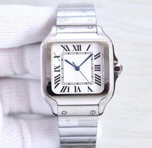 Designer automatische luxe U1 hoogwaardige nieuwe vierkante horloges 35 mm en 40 mm roestvrijstalen mechanische horloges kast en armband mode heren herenpolshorloge