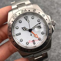 U1 montre de luxe pour hommes de qualité supérieure 40MM cadran blanc saphir 16570 montre de Sport 316 bracelet en acier inoxydable cadeau pour hommes S267h