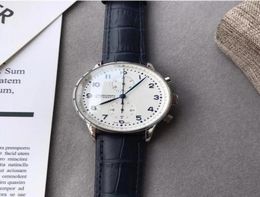 U1 Topgrade Watch New Chronograph Men 3 Style Highend Quality Watch 41 mm Portugieser Mecánico automático de acero Mens Genuin6744018