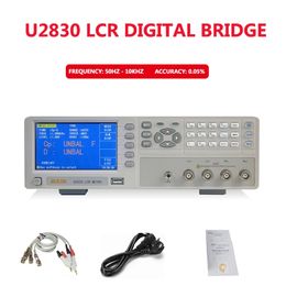 Testeur d'inductance de capacité de résistance de pont numérique U2830 LCR, pont numérique 10kHz