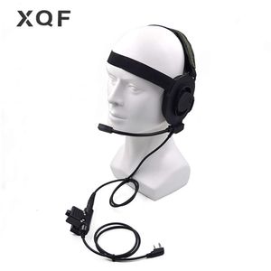 U94 casque tactique HD01 PTT casque micro pour Baofeng UV-5R BF-F8HP GT-3TP UV B5 UV-S9 DM-5R Radio bidirectionnelle talkie-walkie-S9