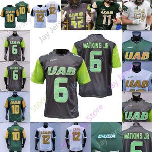 UAB Alabama Birmingham Blazers voetbalshirt NCAA College Tyler Johnston III Jermaine Brown Jr. Bryson Lucero DeWayne McBride Trea Shropshire Gerrit Prince