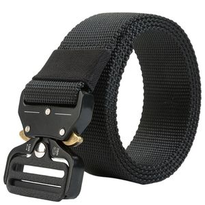 Ceinture en nylon uactique hommes Swat Combat moles boules armée armée de boucle métalle