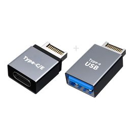 UC-010 2 stks/set Type-E Male naar Type-C Female + Type-E Male naar Type-A Female Converter USB 3.1 Adapter