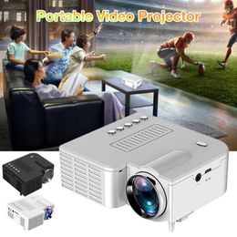 UC28C projecteur LED Portable USB Mini lecteur multimédia à domicile prend en charge 1080P projecteur vidéo familial cadeau pour enfants