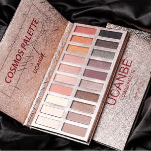 UCANBE marca 20 colores sombra de ojos paleta de maquillaje brillo mate radiante pigmentado cosmético sombra de ojos en polvo Natural Sexy Eye Set