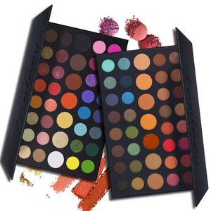 UCANBE, paleta de sombras de ojos mate brillante, 39 colores, sombra de ojos Natural desnuda, juego de maquillaje, cosmético de belleza de artista ahumado metálico