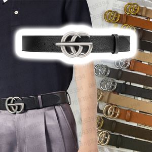 UCCI Belts Designer Belts For Men Designer Jeans Belt Clothing Dames Lederen riem Litchi Bruine riem Luxe riem Ceinture Cintura Ggbelt