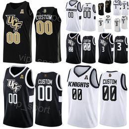 UCF Knights Basketball College 11 Ibrahima Diallo Jersey Université Thierno Sylla Shemarri Allen Jaylin Sellers Darius Johnson Nils Machowski Mans Jeune Femme