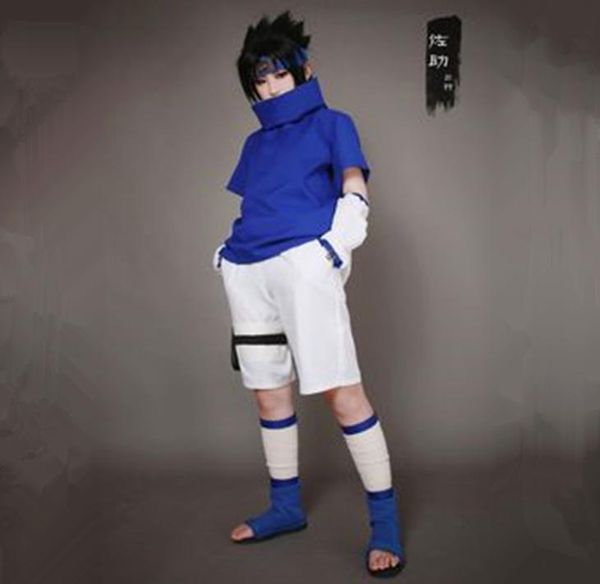 Uchiha Sasuke Cosplay Disfraces de cosplay Uchiha Sasuke Young Clothing Japanese Anime Clothing Costume Halloween Masquerada BL4921365