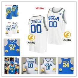 UCLA Basketball Jersey 10 Lazar Stefanovic 27 Jan Vide 5 Brandon Williams 22 Devin Williams Custom Stitched UCLA Bruins Jerseys
