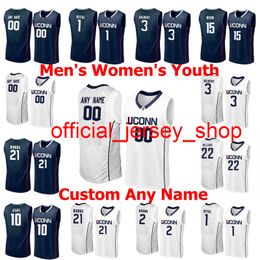 Uconn Huskies College Basketball Jerseys Sue 10 Bird Jersey Diana 3 Taurasi Breanna 30 Stewart Maya 23 Moore Gianna2 Bryant Custom Stitche