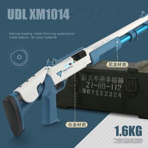 UDL XM1014 Soft Bullet Pistol Gun Model Manual Airsoft Toy Machine Rifle Gun Blaster Armas voor volwassenen jongens CS Fighting Go