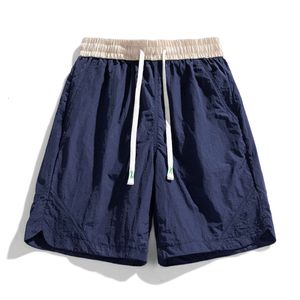 Uety nieuwe hot shorts heren casual trend Koreaans stijl merk trekkoord solide kleur mode hardlopen buiten mannelijke korte broek