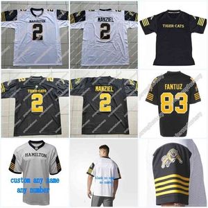 UF CEOC202 Womens 2 Johnny Manziel Hamilton Tiger Cats CFL voetbaljerseys 4 Collaros 83 Fantuz 2 Eigens 16 Banks 14 Flagel 68 Mosca Burris