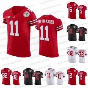 Uf CeoMit Ohio State Buckeyes 2022 Rose Bowl College Football Jersey 11 Jaxon Smith-Njigba 2 Chris Olave 5 Garrett Wilsan 7 C.J. Stroud 32 TreVeyon