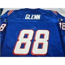 Uf Chen37 Goodjob Hommes Jeunes femmes Vintage # 88 TERRY GLENN Game Worn Retro Jersey 1999 Football Jersey taille s-5XL ou personnalisé n'importe quel nom ou numéro de maillot