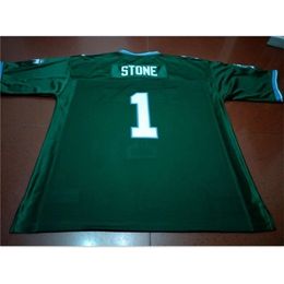 Uf Chen37 Goodjob Hommes Jeunes femmes Tulane Green Wave # 1 STONE Football Jersey taille s-5XL ou personnalisé n'importe quel nom ou numéro de maillot